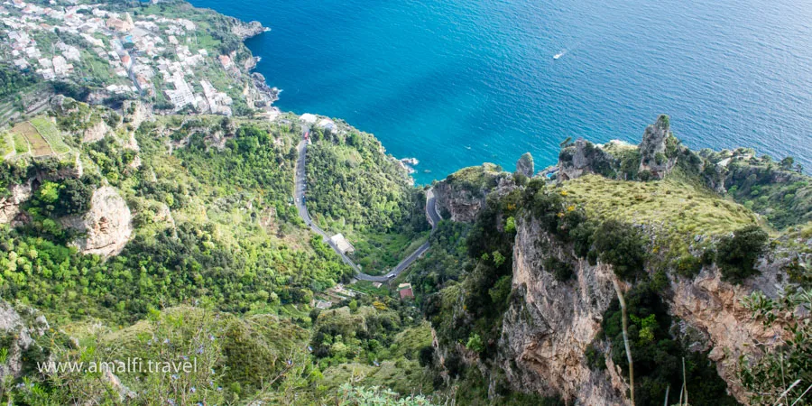 Veduta del Sentiero degli Dei, Italia